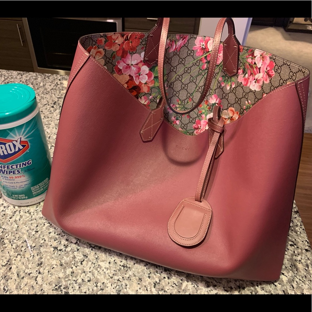 Gucci Blooms Large Tote - Reversible